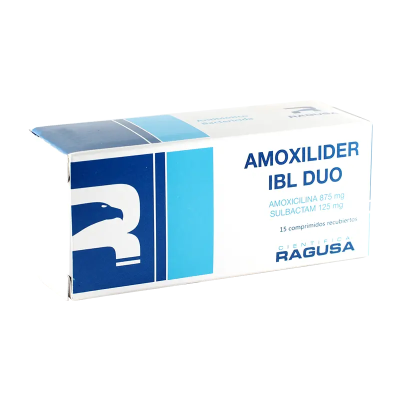 Amoxilider IBL DUO comprimidos - Caja x 15 comprimidos recubiertos