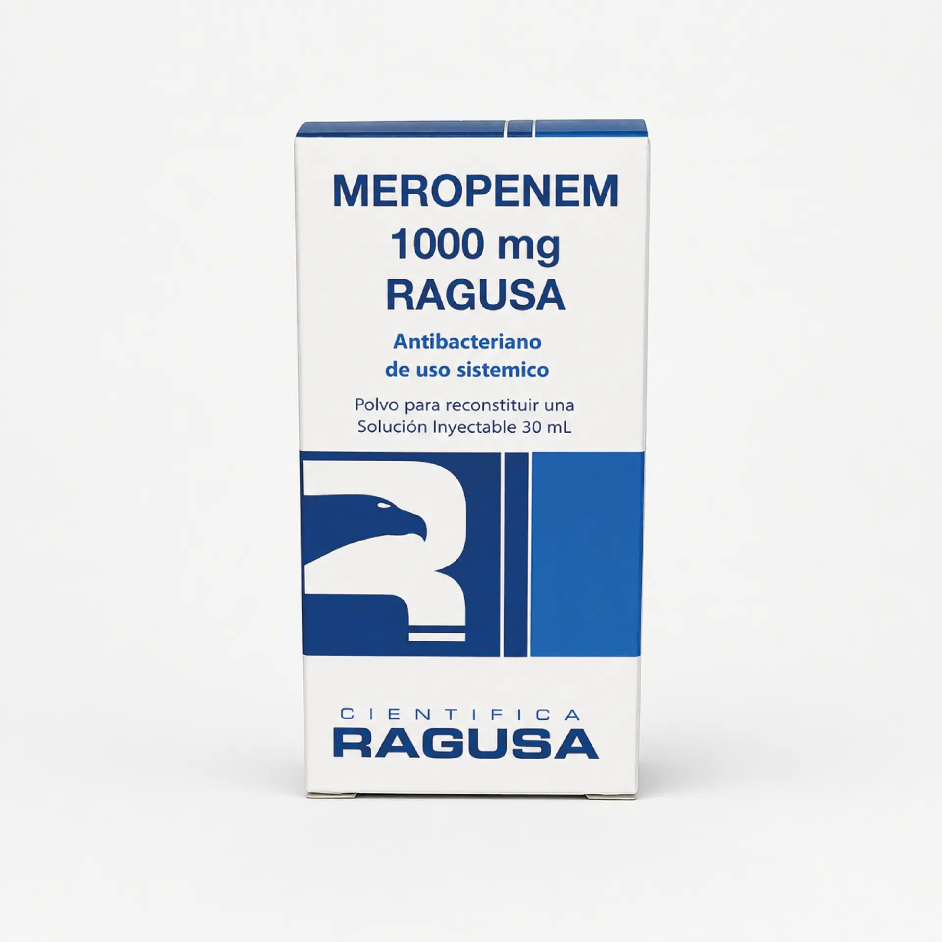 Meropenem 1000 mg - Caja x 1 frasco ampolla x 30 ml