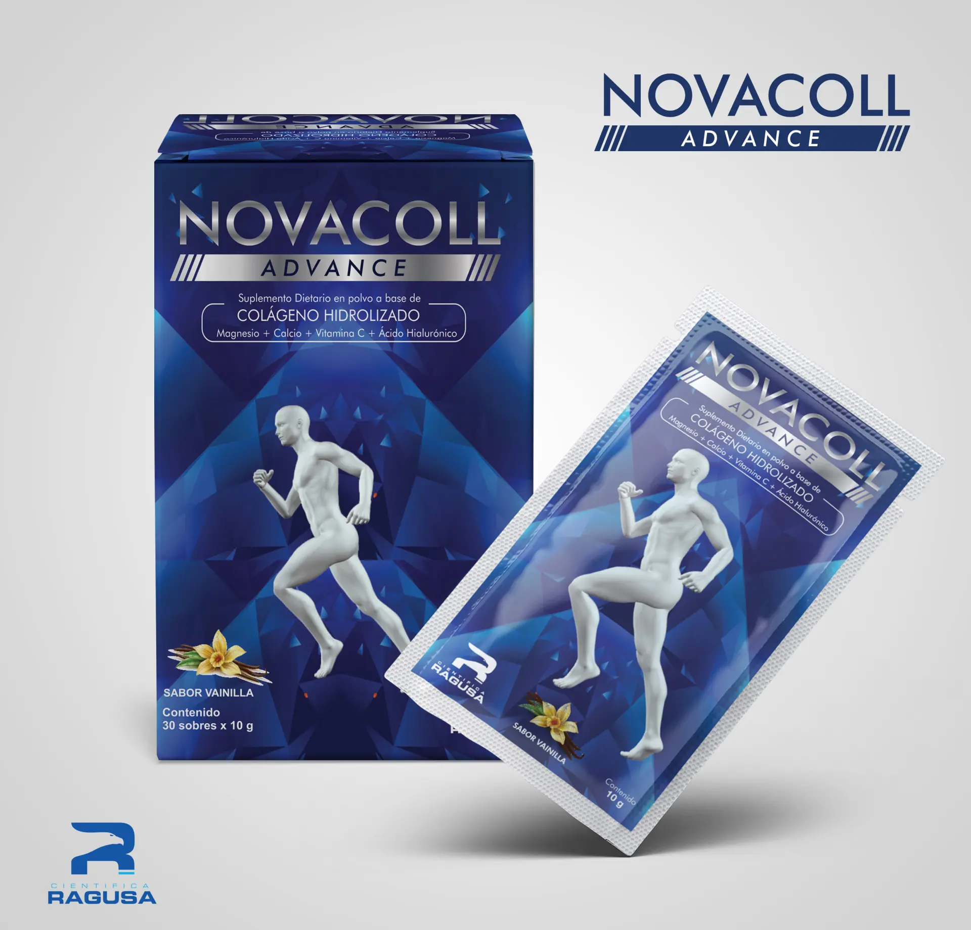 Novacoll Advance - Exhibidor x 30 Sachet x 10 gr